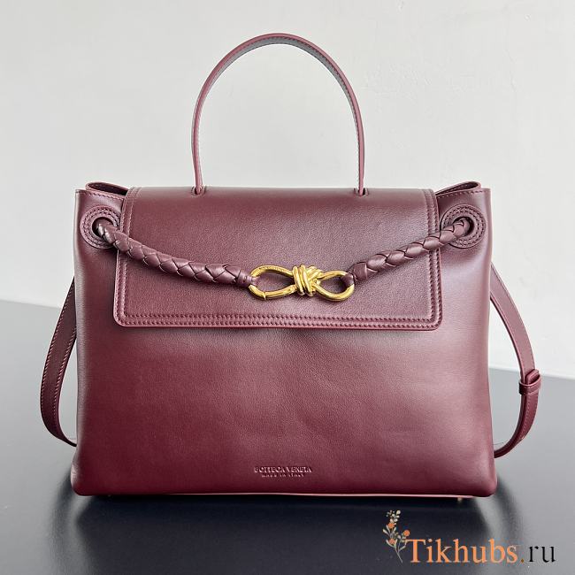 Bottega Veneta Ciao Ciao Bag Red Gold 34x26x15cm - 1