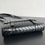 Bottega Veneta Piccolo Portfolio Bag Black 30x21x6.6cm - 5