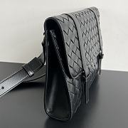 Bottega Veneta Piccolo Portfolio Bag Black 30x21x6.6cm - 2