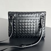 Bottega Veneta Piccolo Portfolio Bag Black 30x21x6.6cm - 3