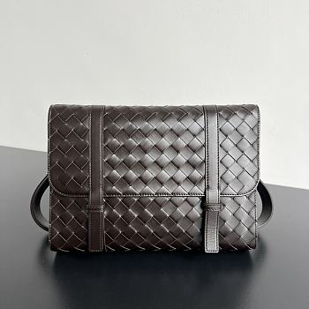 Bottega Veneta Piccolo Portfolio Bag Brown 30x21x6.6cm