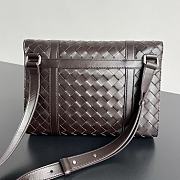 Bottega Veneta Piccolo Portfolio Bag Brown 30x21x6.6cm - 4
