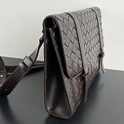Bottega Veneta Piccolo Portfolio Bag Brown 30x21x6.6cm - 2