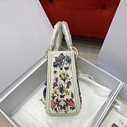 Dior Mini Lady Bag Multicolor White 17cm - 6
