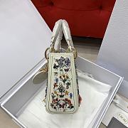 Dior Mini Lady Bag Multicolor White 17cm - 4