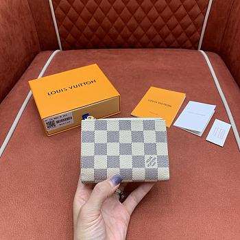 Louis Vuitton LV Lisa Wallet Damier Azur 11.5x9x1.5cm