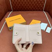 Louis Vuitton LV Lisa Wallet Damier Azur 11.5x9x1.5cm - 5