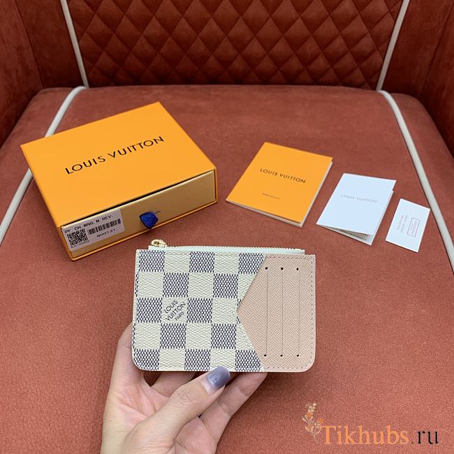 Louis Vuitton LV Romy Card Holder White 12x8x0.8cm - 1
