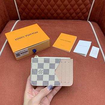 Louis Vuitton LV Romy Card Holder White 12x8x0.8cm