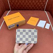Louis Vuitton LV Romy Card Holder White 12x8x0.8cm - 2
