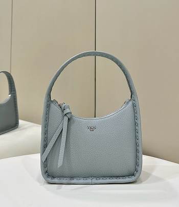 Fendi Mini Fendessence Blue Leather Bag 28x20.5x7cm