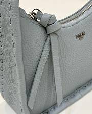 Fendi Mini Fendessence Blue Leather Bag 28x20.5x7cm - 6