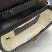 Gucci Small Crossbody Bag Hook Closure Black 23.5x12.5x6.5cm - 3