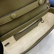 Gucci Small Crossbody Bag Hook Closure Green 23.5x12.5x6.5cm - 2