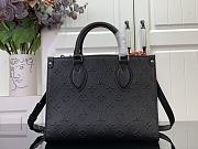 Louis Vuitton LV Onthego Black PM Bag 25x19x11.5cm - 3