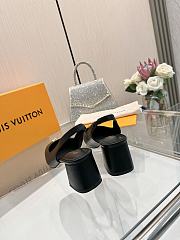 Louis Vuitton LV Swing Slingback Black High Heels 5.5cm - 4