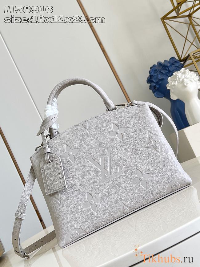 Louis Vuitton LV Petit Palais Bag Brume Grey 29x18x12.5cm - 1