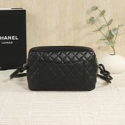 Chanel Cambon Small Lambskin Crossbody Bag 27x16.5x6cm - 6