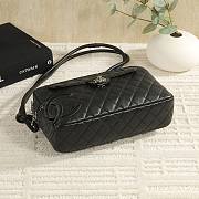 Chanel Cambon Small Lambskin Crossbody Bag 27x16.5x6cm - 5