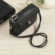 Chanel Cambon Small Lambskin Crossbody Bag 27x16.5x6cm - 4