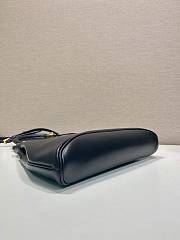 Prada Carey Medium Leather Tote Bag Black 31x28x5cm - 2