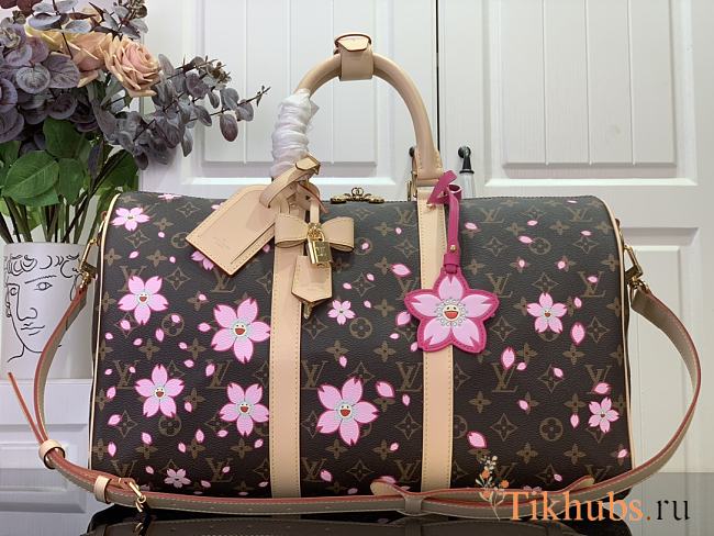Louis Vuitton LV x TM Keepall 45 Sakura Brown 45x27x20cm - 1