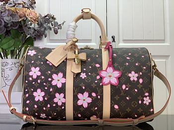 Louis Vuitton LV x TM Keepall 45 Sakura Brown 45x27x20cm