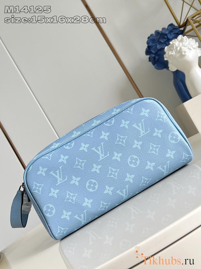 Louis Vuitton LV Dopp Kit Sky Blue 28x15x16.5cm - 1