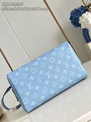 Louis Vuitton LV Dopp Kit Sky Blue 28x15x16.5cm - 2