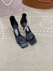 Jimmy Choo Verity Sandal 100 Black Metallic Sandals - 1