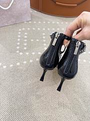 Jimmy Choo Verity Sandal 100 Black Metallic Sandals - 3