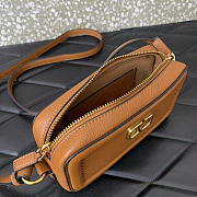 Valentino Garavani Alltime Mini Shoulder Bag Brown 19x10x4.5cm - 6