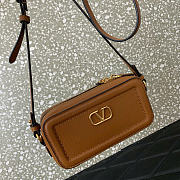 Valentino Garavani Alltime Mini Shoulder Bag Brown 19x10x4.5cm - 4