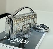 Fendi Phone Pouch Silver Bag 19x11x3cm - 5