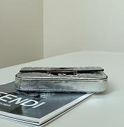 Fendi Phone Pouch Silver Bag 19x11x3cm - 4