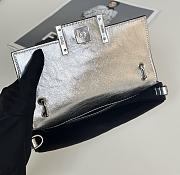 Fendi Phone Pouch Silver Bag 19x11x3cm - 3
