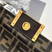 Fendi Phone Pouch FF Canvas Bag 19x11x3cm - 6