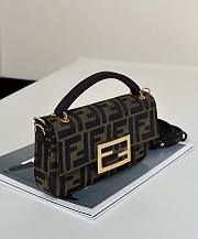 Fendi Phone Pouch FF Canvas Bag 19x11x3cm - 5