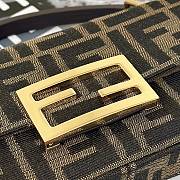 Fendi Phone Pouch FF Canvas Bag 19x11x3cm - 3