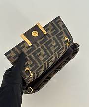 Fendi Phone Pouch FF Canvas Bag 19x11x3cm - 2