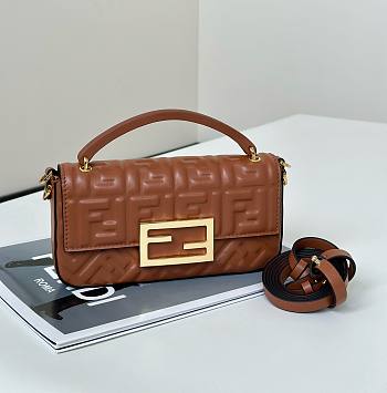 Fendi Phone Pouch Brown Bag 19x11x3cm