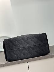 Chanel Cruise 25C Bag Black Denim Hobo 30x26x14cm - 3