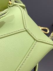 Loewe Puzzle Mini Shoulder Bag Green 18x12x8cm - 4