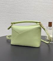 Loewe Puzzle Mini Shoulder Bag Green 18x12x8cm - 3