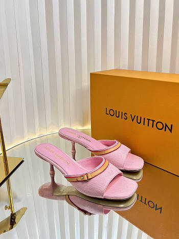 Louis Vuitton LV 6am Mules Pink 5.5cm