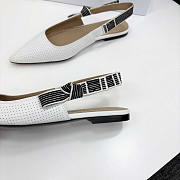 Dior Toujours Slingback Flat White - 4