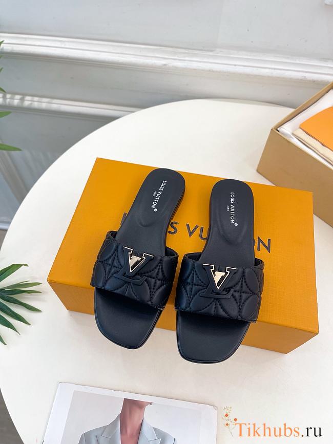 Louis Vuitton LV Mare Flat Mules Black - 1