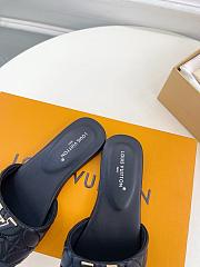 Louis Vuitton LV Mare Flat Mules Black - 3