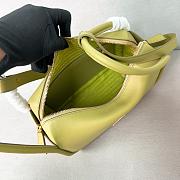 Prada Leather Handbag Green Bag 25x18x10cm - 4