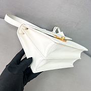 Prada Soft Sound Medium Shoulder Bag White 28x16x10cm - 5